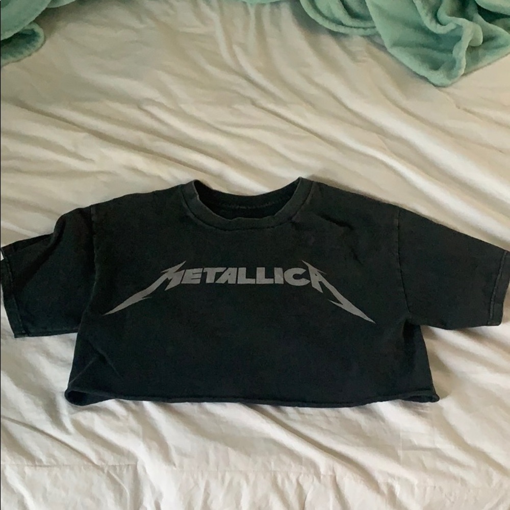 BRANDY METALLICA CROP